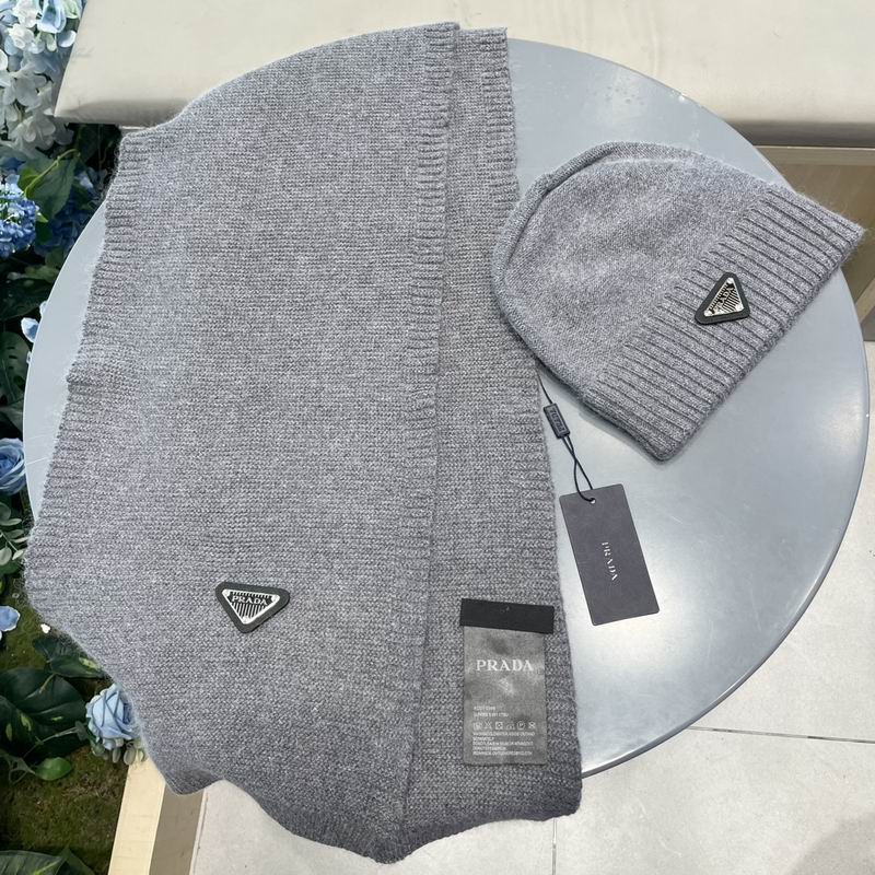 Prada scarf hat (326)