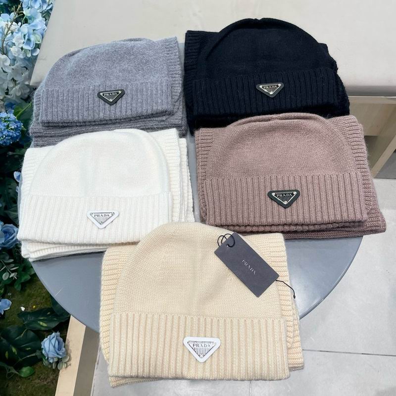 Prada scarf hat (329)