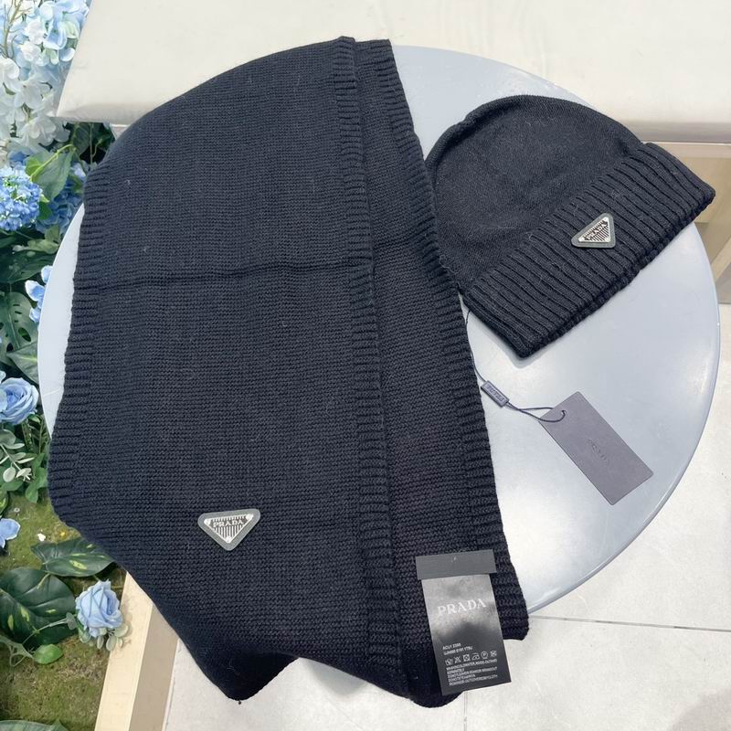 Prada scarf hat (335)