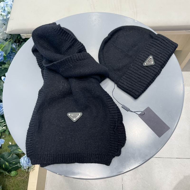 Prada scarf hat (337)