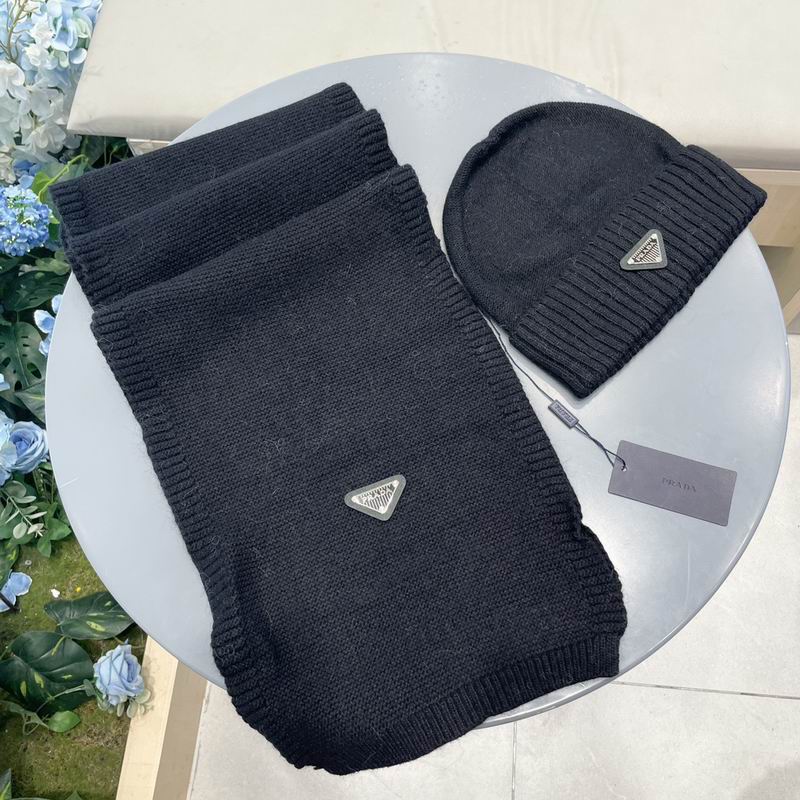 Prada scarf hat (340)