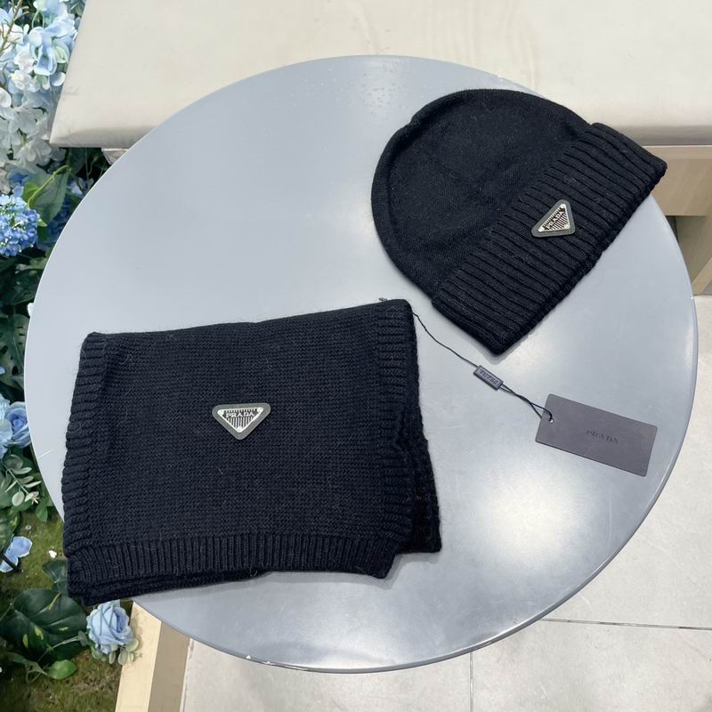 Prada scarf hat (342)