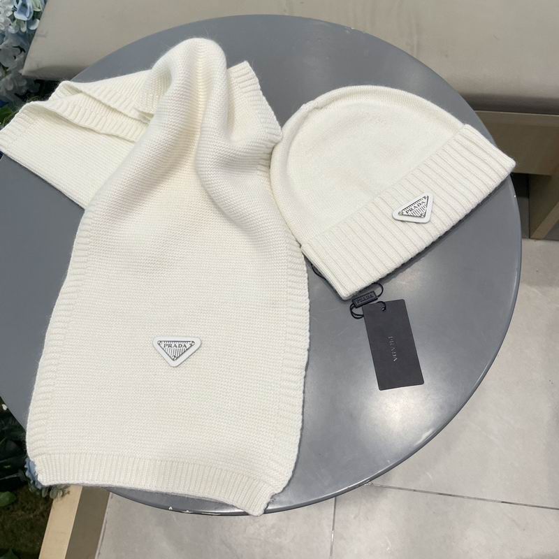 Prada scarf hat (358)