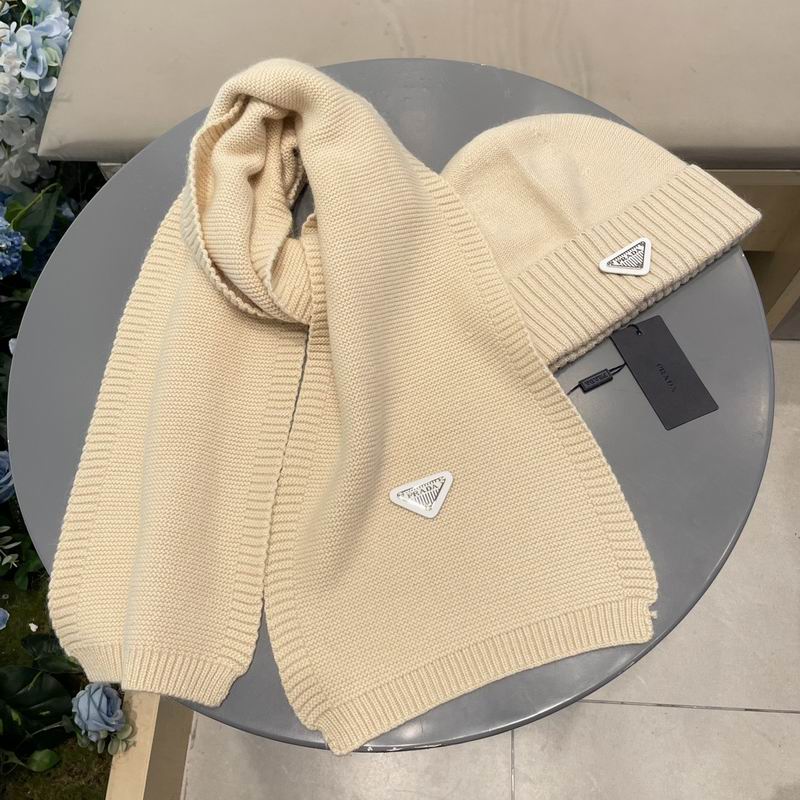 Prada scarf hat (363)