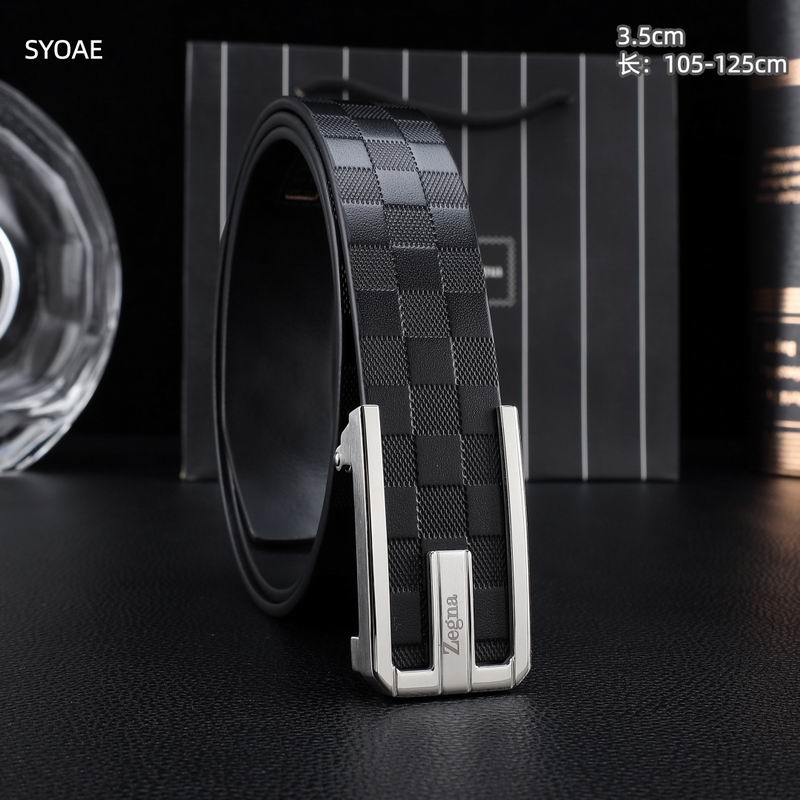 Zegna belt 35mm(自动扣）X105-125cm 8L (11)