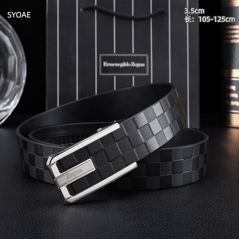 Zegna belt 35mm(自动扣）X105-125cm 8L (12)