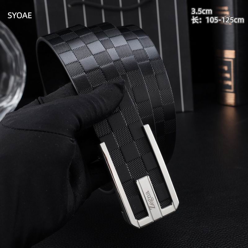 Zegna belt 35mm(自动扣）X105-125cm 8L (13)