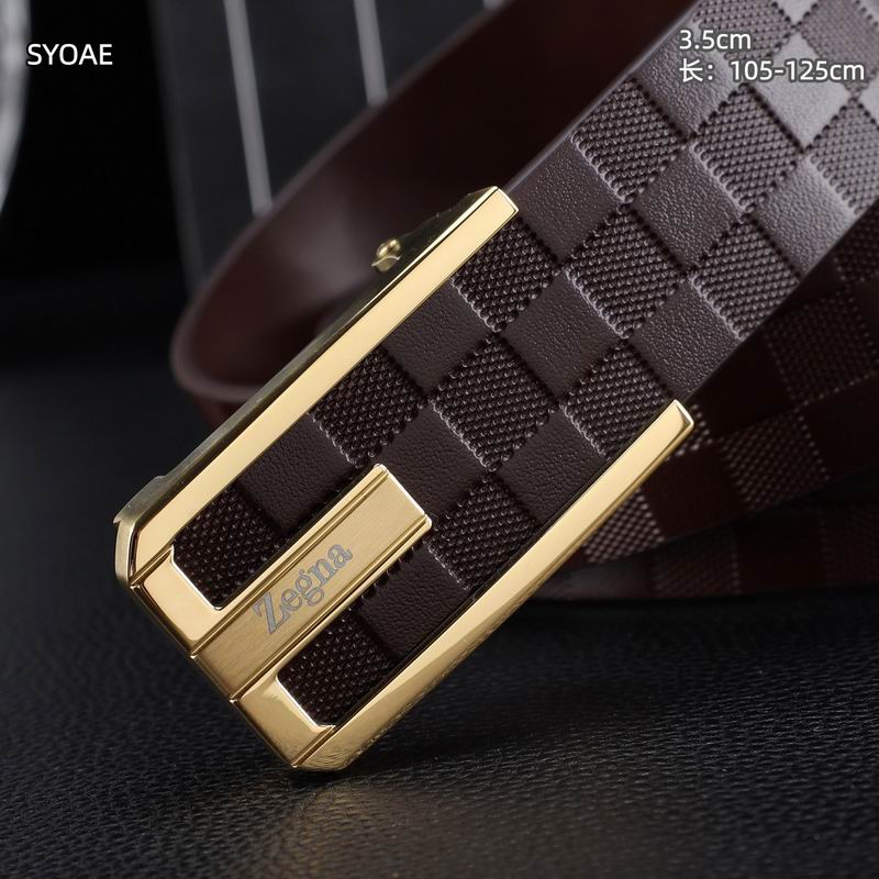 Zegna belt 35mm(自动扣）X105-125cm 8L (16)