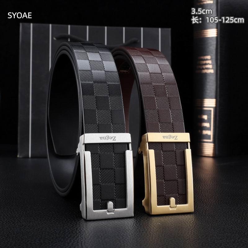 Zegna belt 35mm(自动扣）X105-125cm 8L (19)