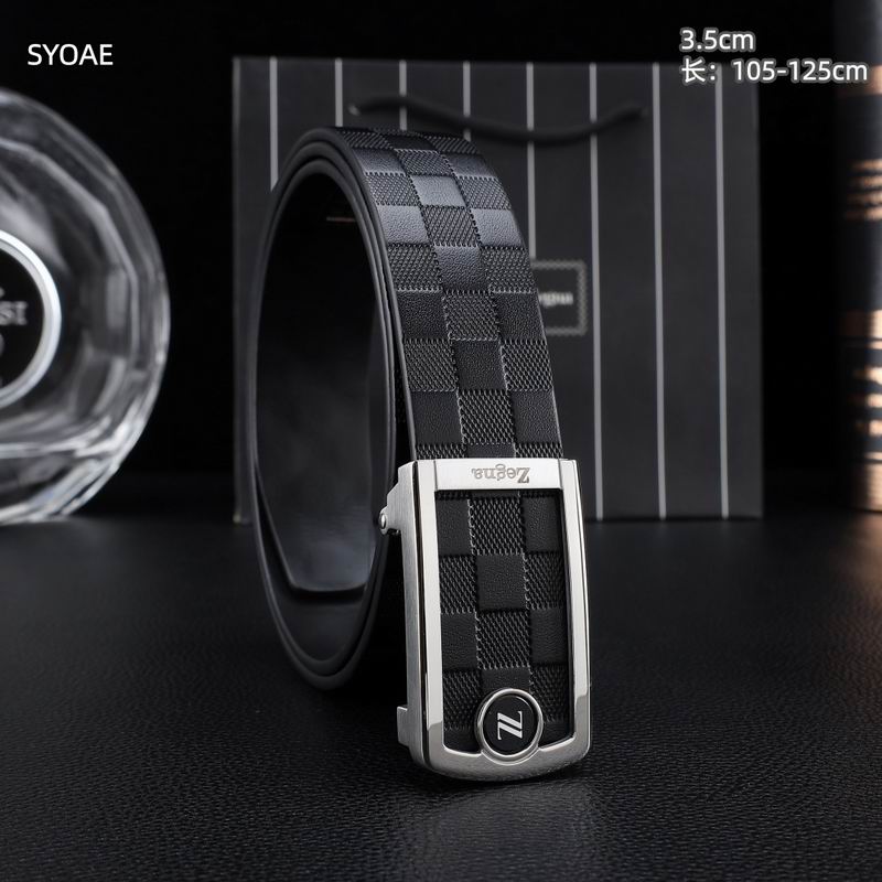Zegna belt 35mm(自动扣）X105-125cm 8L (2)