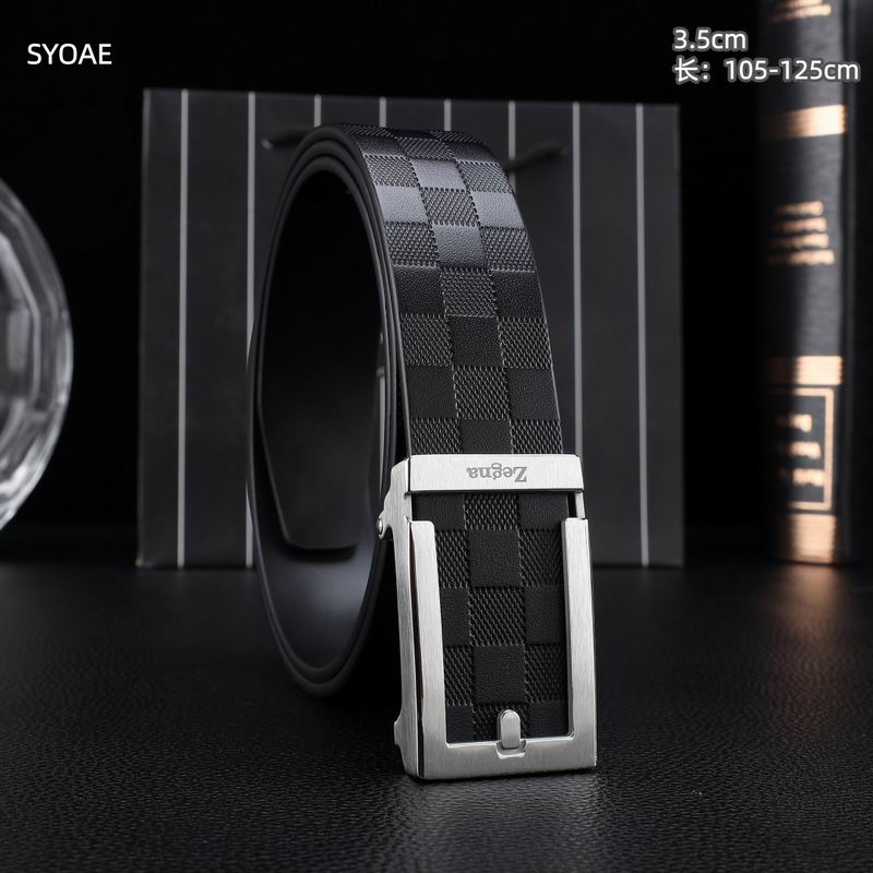 Zegna belt 35mm(自动扣）X105-125cm 8L (20)