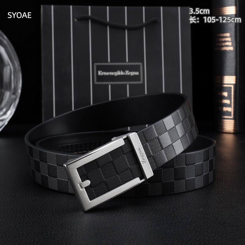 Zegna belt 35mm(自动扣）X105-125cm 8L (21)