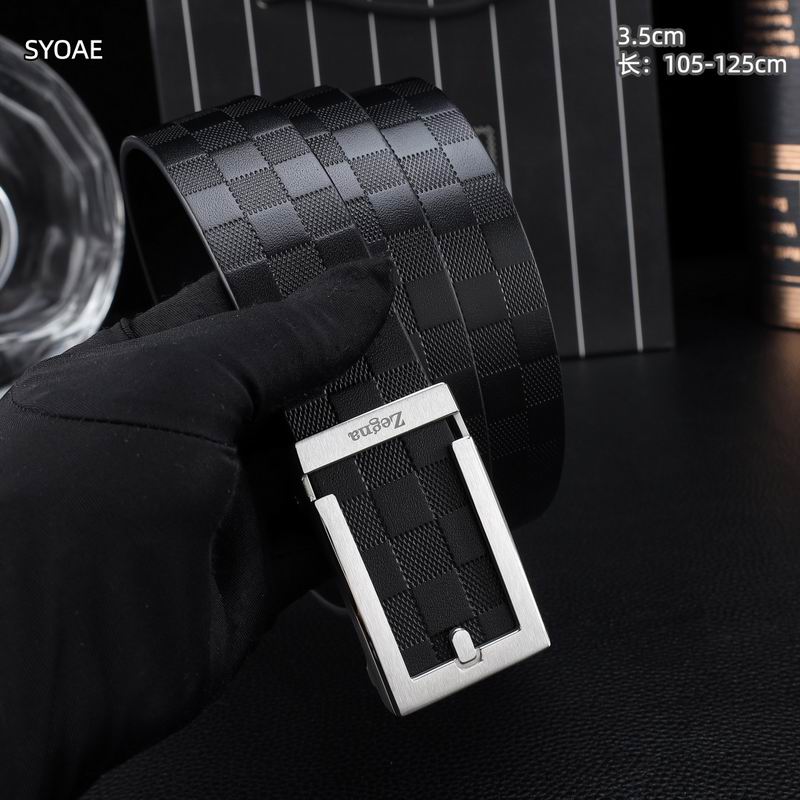 Zegna belt 35mm(自动扣）X105-125cm 8L (22)