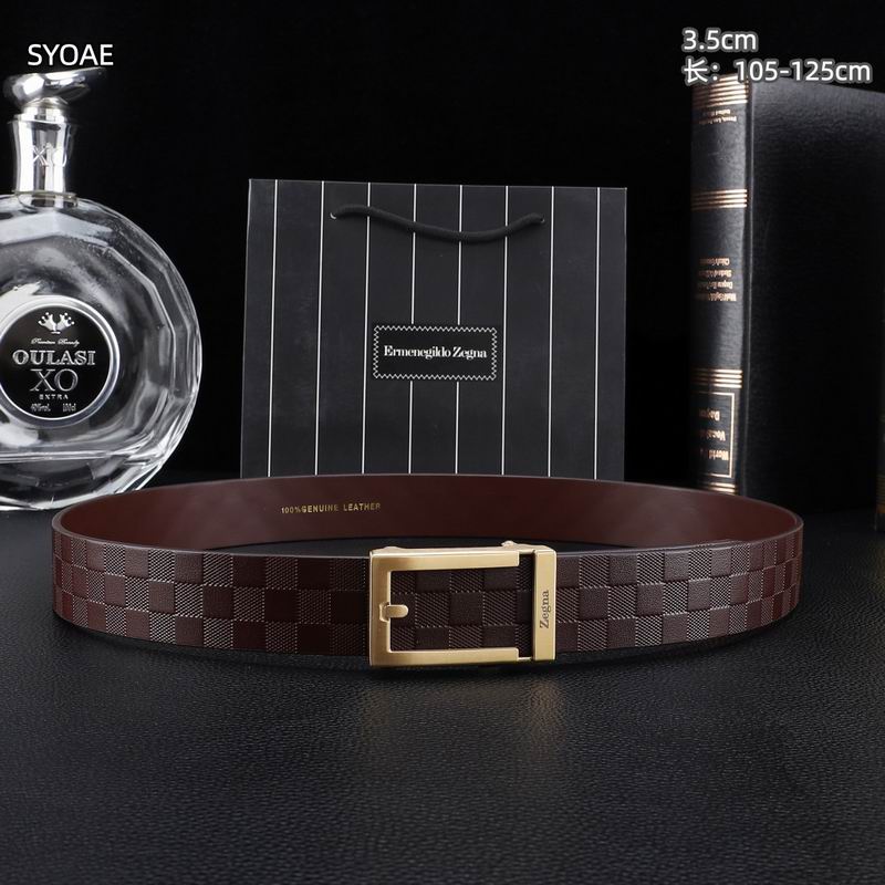 Zegna belt 35mm(自动扣）X105-125cm 8L (24)