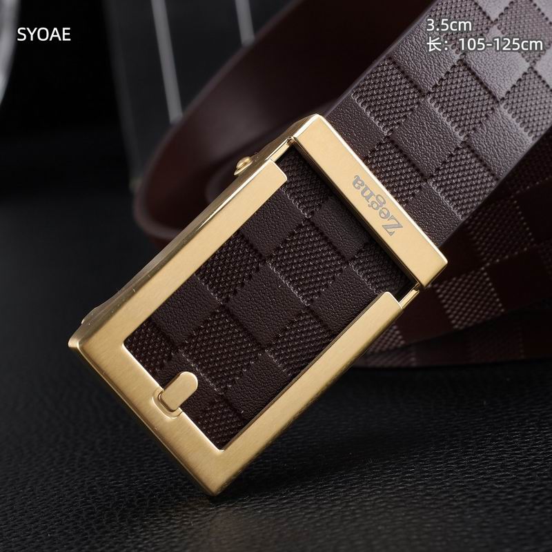 Zegna belt 35mm(自动扣）X105-125cm 8L (25)