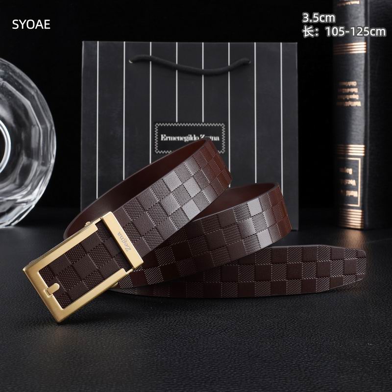 Zegna belt 35mm(自动扣）X105-125cm 8L (26)