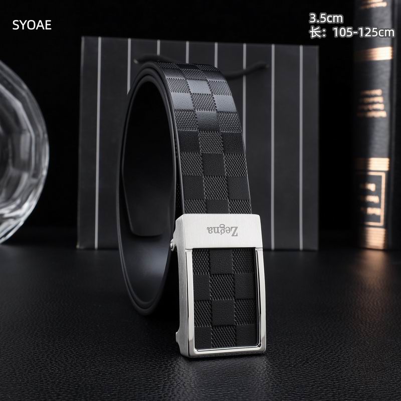 Zegna belt 35mm(自动扣）X105-125cm 8L (29)