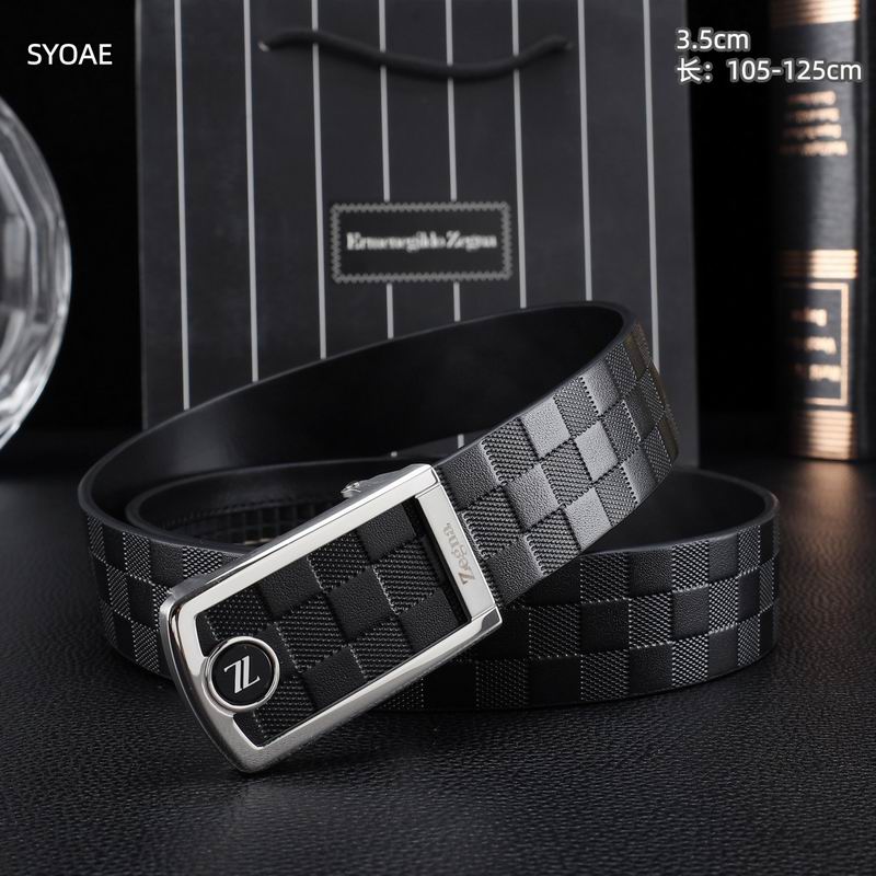Zegna belt 35mm(自动扣）X105-125cm 8L (3)