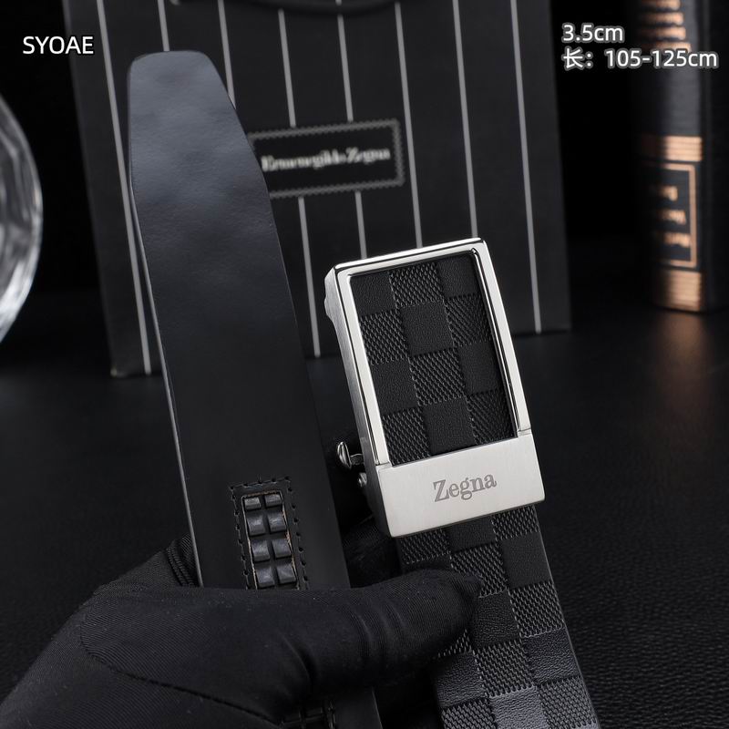 Zegna belt 35mm(自动扣）X105-125cm 8L (32)