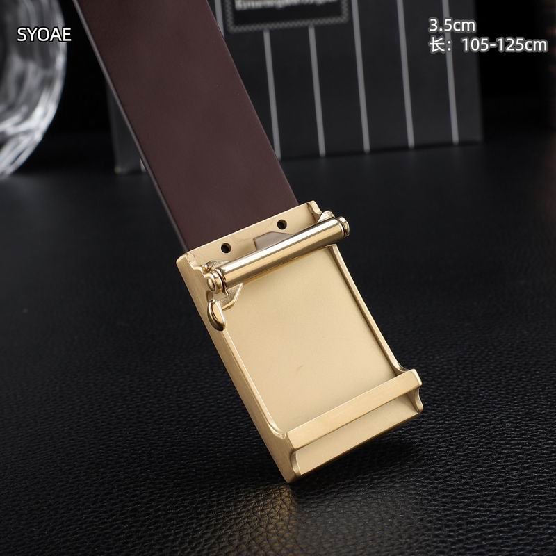 Zegna belt 35mm(自动扣）X105-125cm 8L (33)