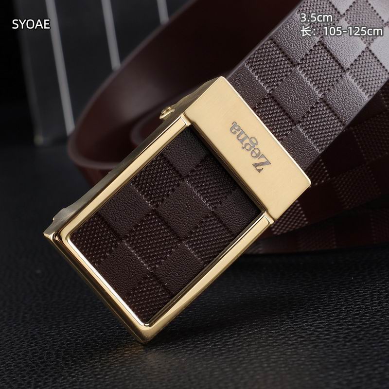 Zegna belt 35mm(自动扣）X105-125cm 8L (35)