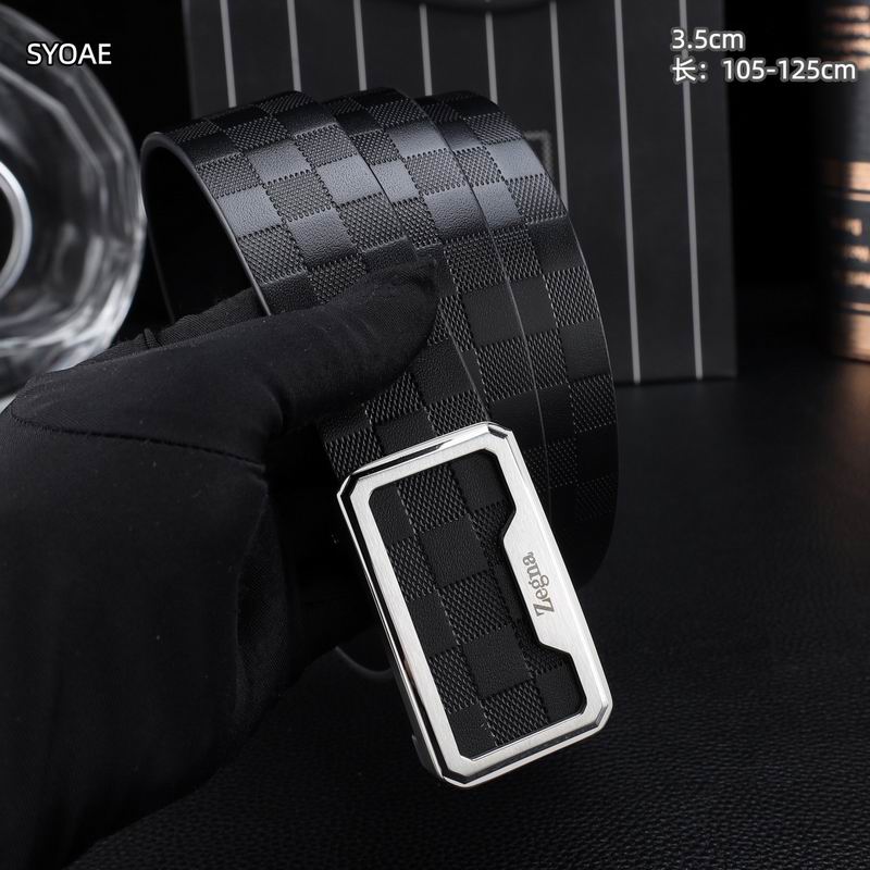 Zegna belt 35mm(自动扣）X105-125cm 8L (40)