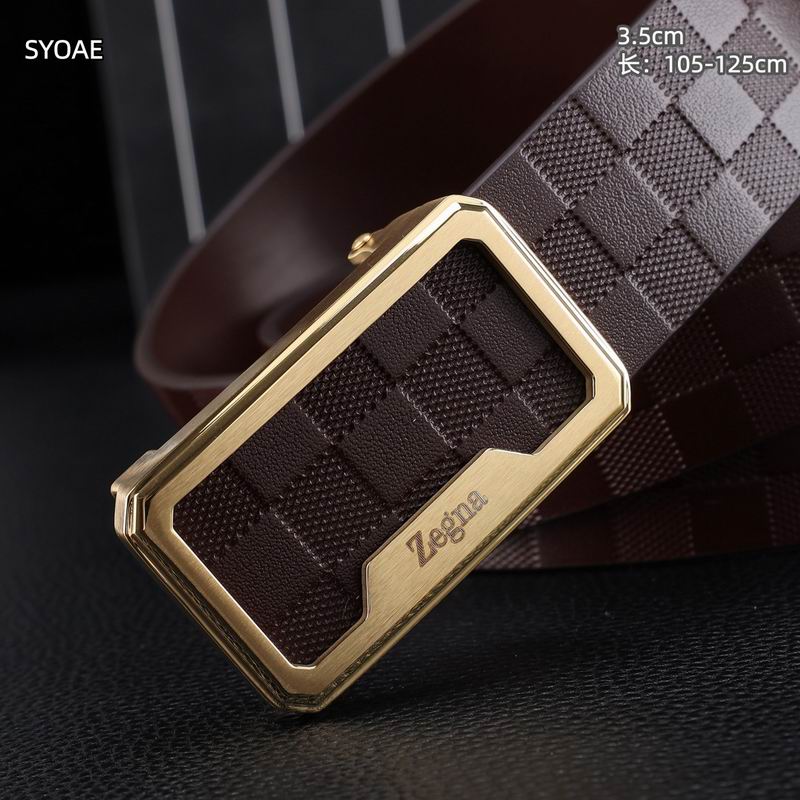 Zegna belt 35mm(自动扣）X105-125cm 8L (43)