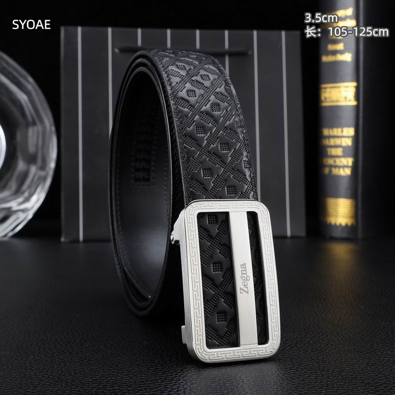 Zegna belt 35mm(自动扣）X105-125cm 8L (47)