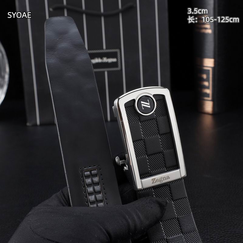 Zegna belt 35mm(自动扣）X105-125cm 8L (5)