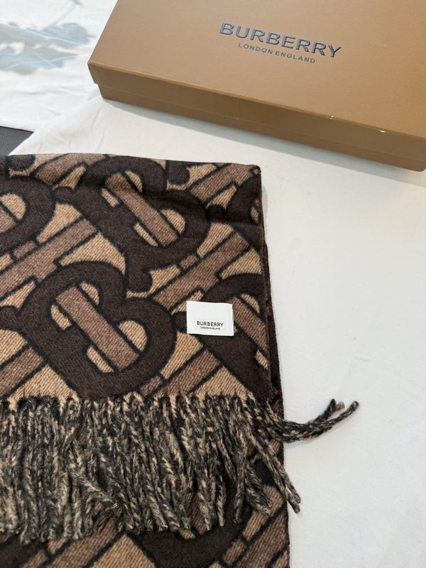 Burberry Scarf 50X200cm 100%羊绒 E03 (5)