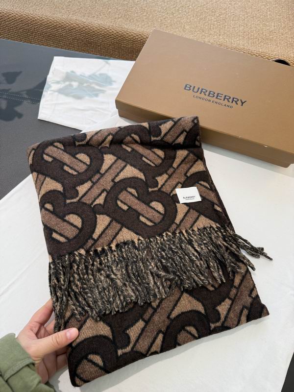 Burberry Scarf 50X200cm 100%羊绒 E03 (6)