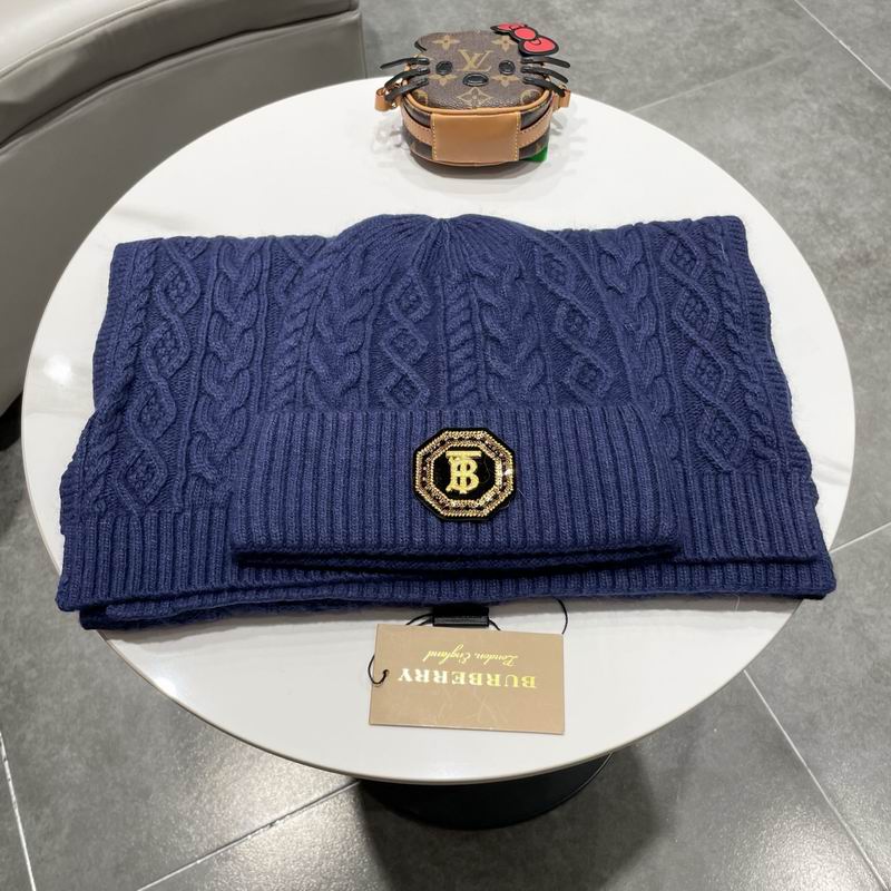 Burberry scarf hat (186)