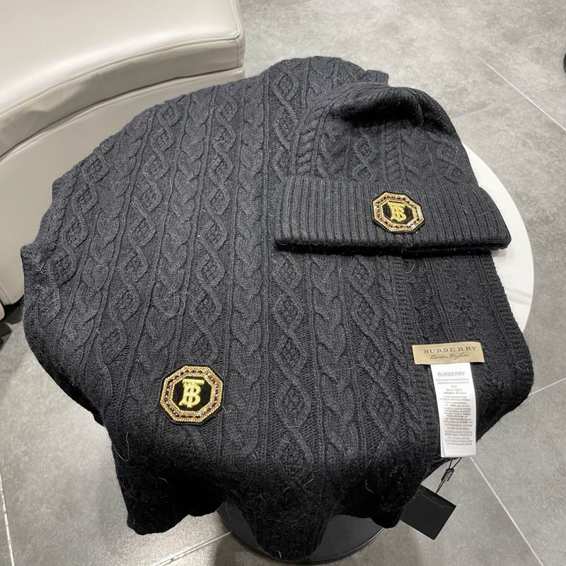 Burberry scarf hat (198)