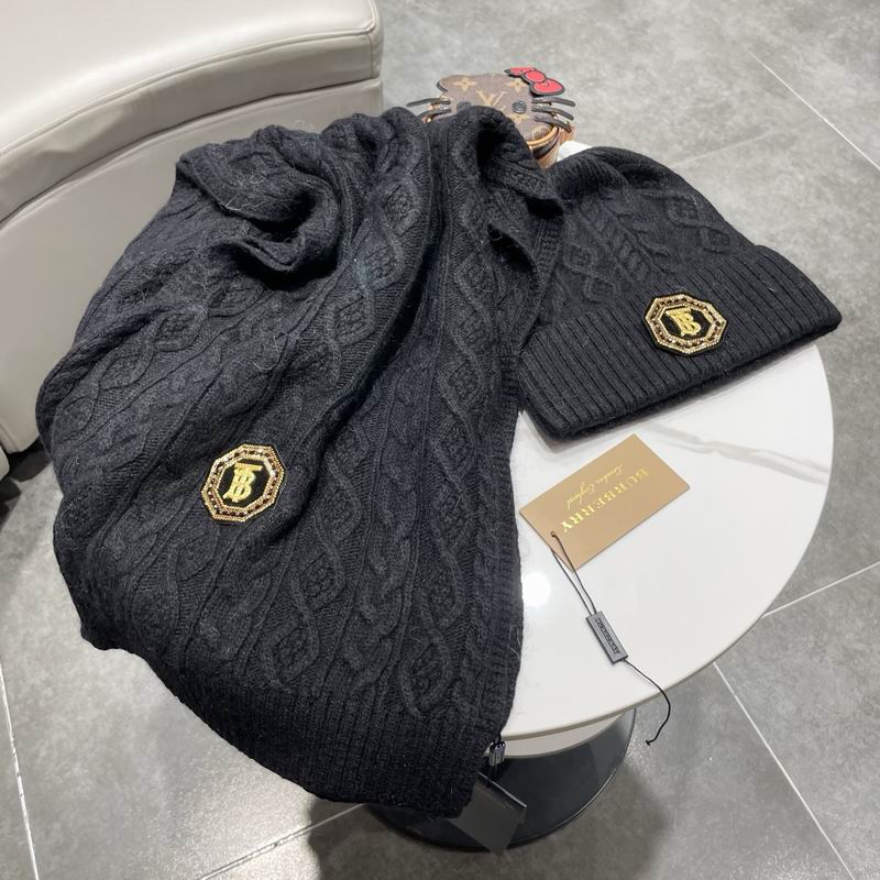Burberry scarf hat (203)