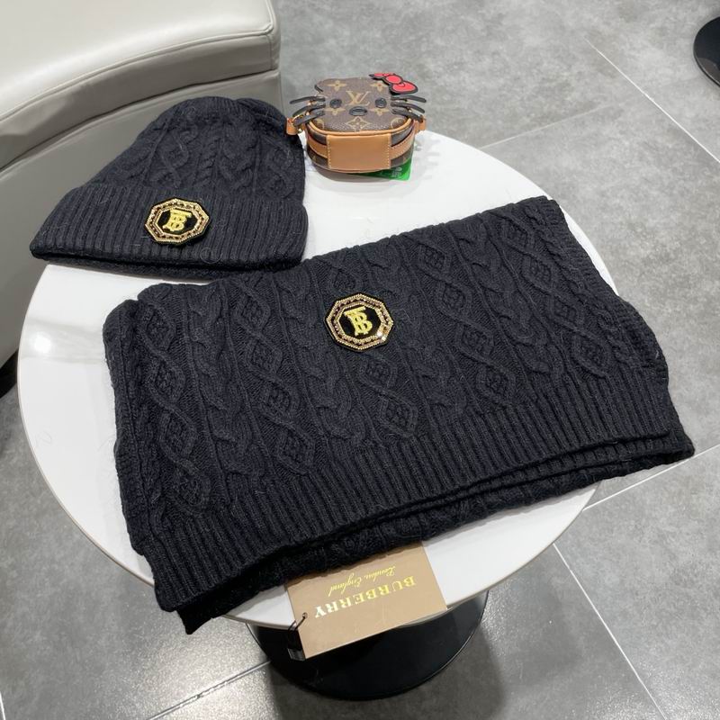 Burberry scarf hat (205)