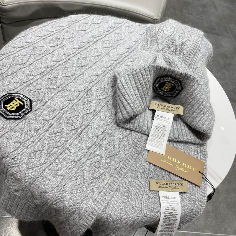 Burberry scarf hat (207)