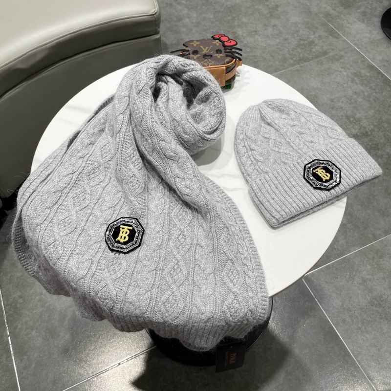 Burberry scarf hat (213)