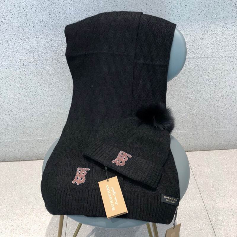 Burberry scarf hat (260)