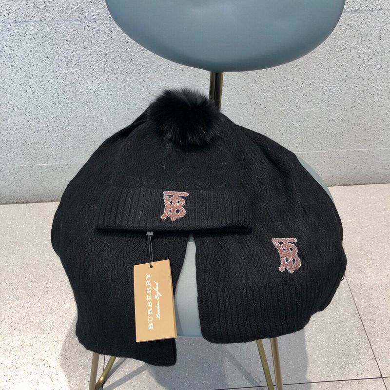 Burberry scarf hat (262)