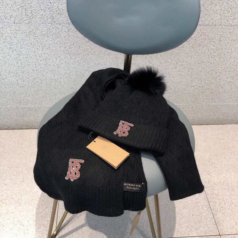 Burberry scarf hat (263)