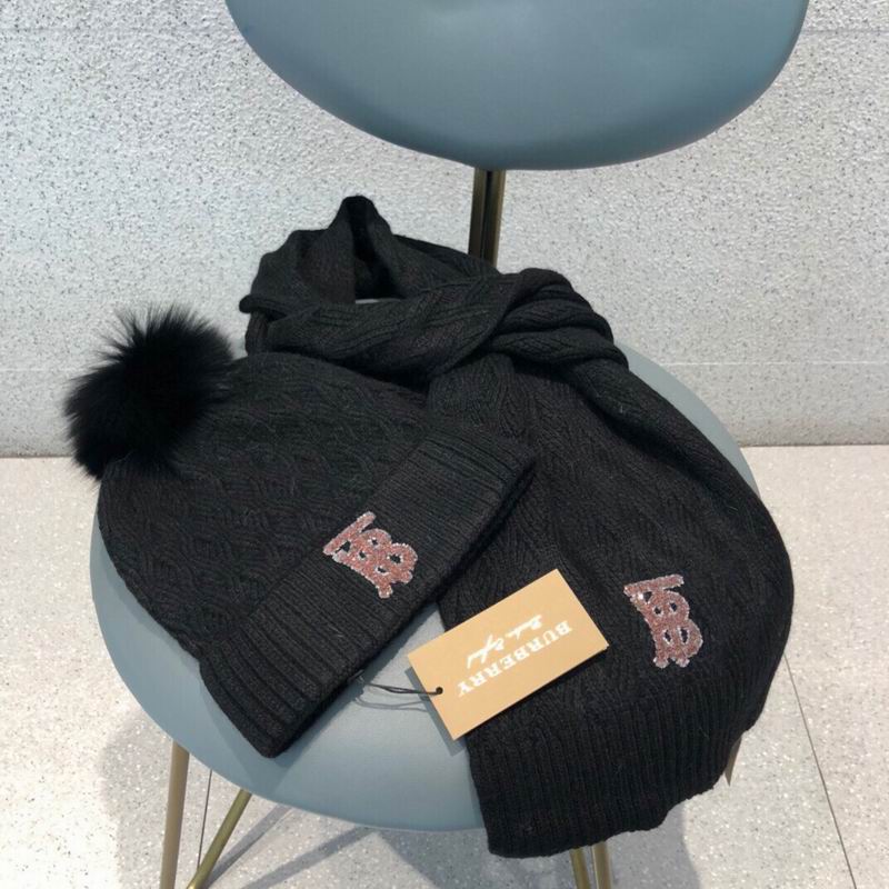 Burberry scarf hat (265)