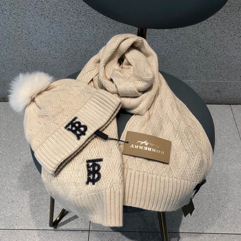 Burberry scarf hat (270)