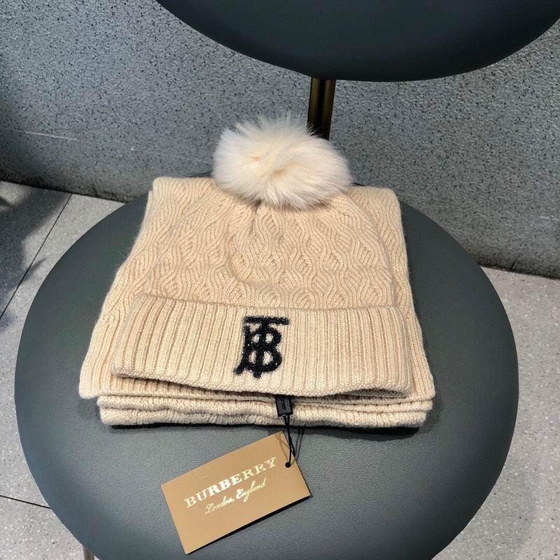 Burberry scarf hat (276)