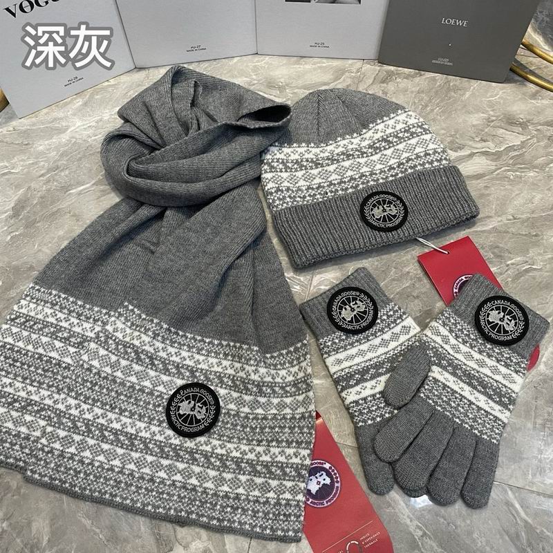 Canada Goose Scarf Hat Gloves hm (14)