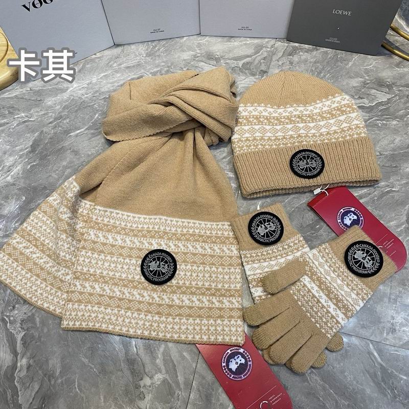 Canada Goose Scarf Hat Gloves hm (16)