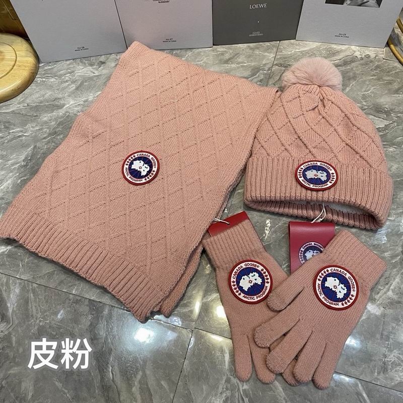 Canada Goose Scarf Hat Gloves hm (20)