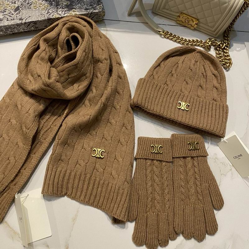 Celine Scarf Hat Gloves hm (10)