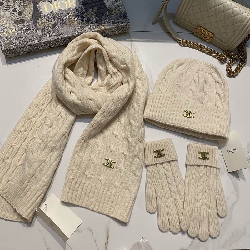Celine Scarf Hat Gloves hm (11)