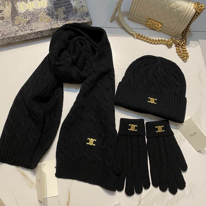 Celine Scarf Hat Gloves hm (13)