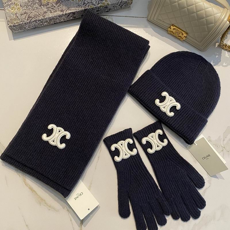 Celine Scarf Hat Gloves hm (3)